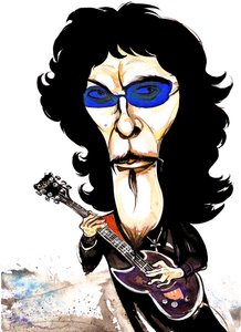 Tommy Iommi - karikatür by Neale Osborne